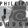 Phillips Light Touch 8-P, Purse Sized Travel Hair Brush for Styling, Detangling Professional & At Home Use