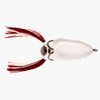 SOUTHERN LURE Scum Frog Painted Trophy Series Topwater Bass Fishing Hollow Body Frog Lure with Weedless Hooks, White, 5/8 Ounce (SCMTRO)
