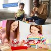 200 Pcs DIY Plastic Creative Fork 200 Pcs Red Pipe Cleaners 200 Pcs Round Wiggle Googly Eyes with Adhesive on Back and 200 Pcs Popsicle Stick for Art Crafts Halloween Birthday Party Favors