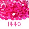 BLINGINBOX Flatback Glass Rhinestones,Neon Gems 1440pcs Non Hotfix Crystal Rhinestones for Nail Crafts Clothes Tumblers Face Makeup,Rose Neon,SS16