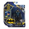 DC Comics Bat-Tech Batman 4-inch Action Figure with 3 Mystery Accessories, for Kids Aged 3 and up