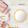 TBWHL Sunflower Desktop Mirror Makeup Mirror for Tabletop Bathroom Shower Travel Hand Mirror