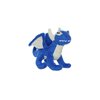 MIGHTY- Blue Junior Dragon - Squeaker-Multiple Layers. Made Durable, Strong & Tough. Interactive Play Dog Toy (Tug, Toss & Fetch). Machine Washable & Floats