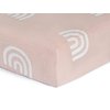 Meracorallo Muslin Fitted Crib Sheet, Soft and Breathable Rainbow Baby Crib Sheet for Standard Crib and Toddler Mattresses