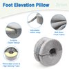 Zelen Foot Elevation Pillow Ankle Wedge Heel Elevator Cushion Foot Support Pillow Medical Ankle Cushion for Foot Pressure Bed Sore Ulcer Sleeping Foot Leg Rest Elevated Support Foam (Medium, 1 PCS)