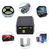 Talentcell Rechargeable 72W 100Wh 12V/8300mAh 9V/11000mAh 5V/20000mAh DC Output Lithium ion Battery Pack for LED Strip, CCTV Camera and More, Portable Li-ion Batteries with AC/DC Charger