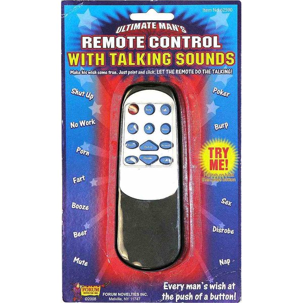 Forum Novelties Ultimate Man's Remote Control with Talking Sounds Funny Gag Gift Prank