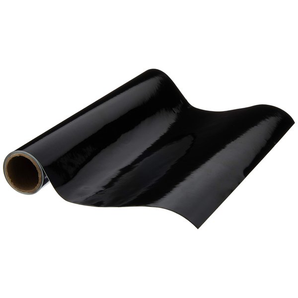 ORACAL 651 Permanent Adhesive Black Gloss Vinyl (12 Inches x 6 Feet)