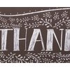 Papyrus Thank You Cards with Envelopes, Floral Chalkboard (14-Count)