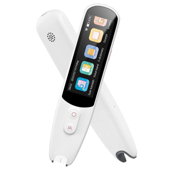 SVANTTO Pen Scanner, Text to Speech Device for Dyslexia, OCR Digital Highlighter Reader Pen, Exam Reading Pen, Bluetooth Langage Translator, No Monthly Fee
