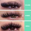 Easy Fan Volume Lashes D-0.10-9-16 Volume Lash Extensions Flowering Lash Extensions Rapid Blooming .03 .05 .07 .10 Lashes Rapid Blooming Eyelash Extensions C D curl(D-0.10,9-16mix)