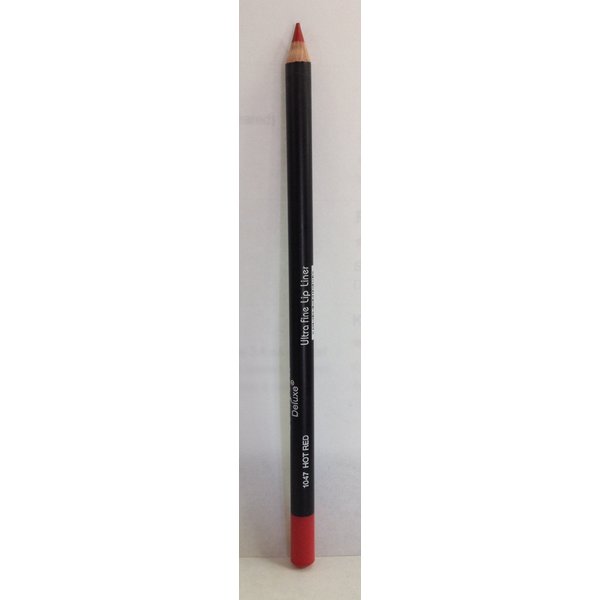Italia Deluxe Ultra Fine Lip Liner Pencil -1047 Hot Red