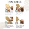 GOO GOO Hair Extension Tape Replacement for Tape in Hair Extensions Double Sided Professional Strong No-Residue Tapes, 72pcs 1.6 * 0.3inch per Piece