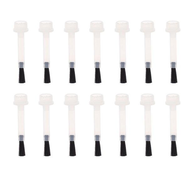 20pcs Nail Polish Replacement Brush Dipping Powder Liquid Replacement Gel Liquid for Dipping Powder Base Coat Top Coat Activator