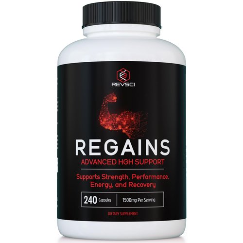 HGH Supplements for Men & Women - Regains Natural Anabolic Muscle Growth Building & Human Growth Hormone for Men, Muscle Builder for Men, Muscle Recovery Post Workout Supplement, 240 Protein Pills