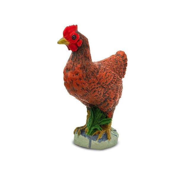Safari Ltd. Bantam Hen Figurine - Hand-Painted, Realistic 2" Model Figure - Fun Educational Toy for Boys, Girls & Kids Ages 3+