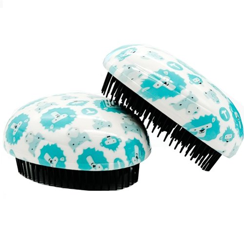 T is for Tame – Detangling Brush for Toddlers & Kids, Mini Detangler Brush Tames Knots W/Out Tears or Tantrums, Perfect Size & Shape for Kids Hands, Developed by Mom of Twins (Set of 2 Brushes)