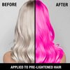 Pure Blends Tempted Pink Semi Permanent Direct Hair Dye Pigment | Stain With Vivid Tones | For Color Treated Hair | Keratin Infused & Cruelty Free | Sulfate, Sodium Chloride, PPD & Paraben Free