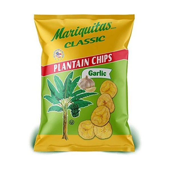 Mariquitas Classic Plantain Chips Garlic 4.5 oz