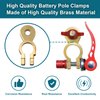 GEPHYNM 2 PCS Battery Terminals, Battery Terminal Connectors, Quick Release Battery Terminal, Car Battery Terminal