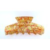 Generic Magenta red yellow gold shimmering effect hair claw clamp clip