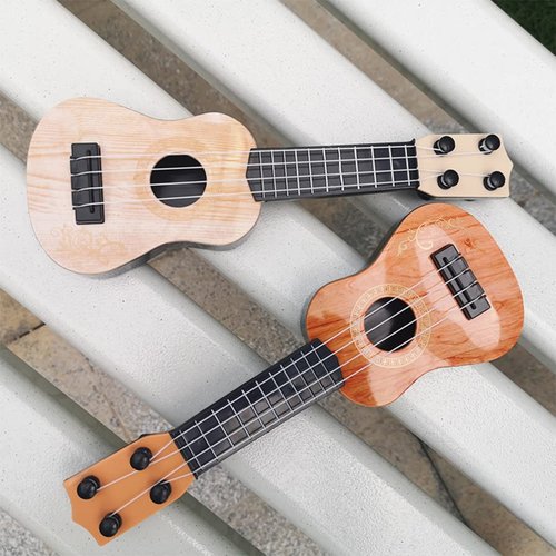 Toddmomy Kids Ukulele Kids Ukulele Toys 4 Strings Toddler Ukulele Kids Guitar Ukulele Musical Instrument Early Education Toys for Kids Toddler Beginners Kids Toy Guitar Ukulele