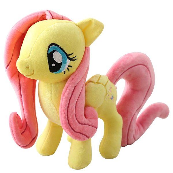 Little Horse Plush Toy 30cm Friendship Movie Feature Character Doll Action Figure Model Toy … (Fluttershy)