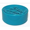 Clipwell Magnetic Paper Clip Holder - Easy Toss & Pick-Up - Holds Various Metal Parts - Powerful Sweep-Up Magnet - Ideal Locker Accessory & Home & Office Organizer - Turquoise