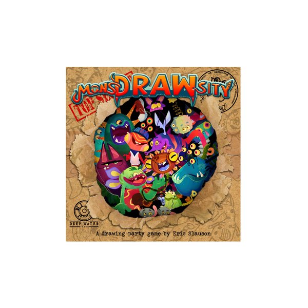Deep Water Games MonsDRAWsity Top Secret Version, Drawing Party Game 8+, 3-8 Players