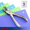 Officemate 1- Hole Punch, 5 Sheet Capacity, Silver (90091)