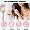 Dongxw Hair Brush, Styling Comb Hair salon Master Barber Comb for Fast Blow Drying, Curved Vented Styling Hairbrushes for Men Women Kids Wet & Dry Hair