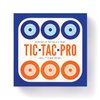 Brass Monkey Tic Tac Pro – Classic Game Set with Beautiful Painted Wooden Game Pieces Perfect for Parties and Coffee Table Décor