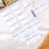 24 Pieces Self Ear Piercing Tool Disposable Ear Piercing Kit Household Ear Piercing Tools Safety Portable Ear Nose Piercing Tools with 24 Pieces Crystal Earring Studs (Silver Earring)