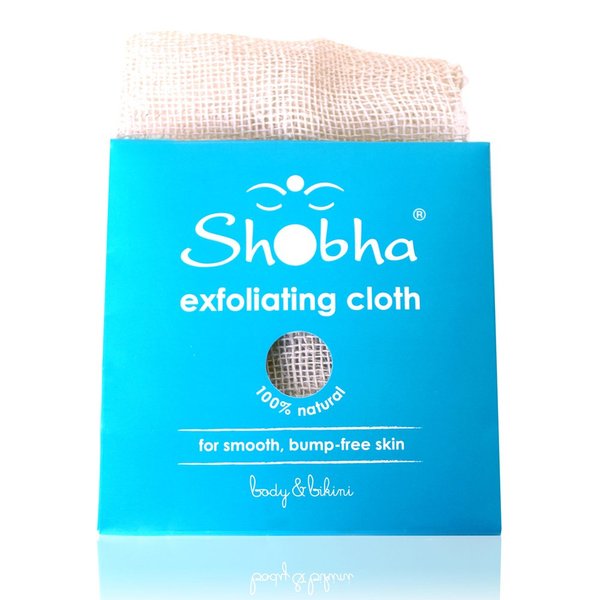 Shobha Exfoliating Cloth – Reusable Natural Body Scrubber – Remove Dead Skin and Prevent Ingrown Hairs – Washcloth Suitable for Sensitive Body and Bikini Areas – Shower Loofah Alternative
