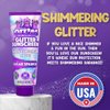 Glitter Sunscreen SPF 50 Lotion 4.5oz - Sparkle Sunscreen - Shimmer Sunscreen - Colored Sunscreen for Kids & Women - UVA/UVB Sunshine Protection + 80 Min Water Resistant - (Scented) (USA Made)
