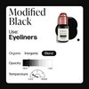 Perma Blend Luxe - Modified Black - Microblading Ink for Permanent Eyeliner - Professional Tattoo Ink - Black Tattoo Ink Makeup - Vegan (0.5 oz)