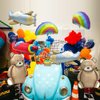 4D Matte Plane Balloons Transportation Airplane Helicopter Party Supplies Adventure Decoration, 6 Pack Cartoon Flying Plane Balloon Fighter Copter Aircraft Mylar Balloons Fighter Jet Airplane Balloons