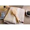 Japanese Body Brush for Bath or Dry Brushing, Exfoliation, Cellulite Treatment, Short Handle, Medium Soft
