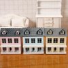 Toyvian Dollhouse Miniature House Wooden Dollhouse kit Christmas Village Houses Toy House Model Tiny Wooden
