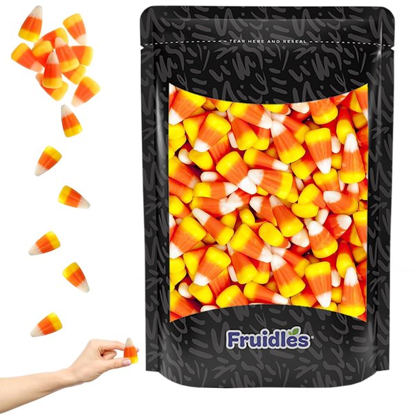 Fruidles Candy Corn, Classic Halloween Candy Treats- Dragon teeth Candy - Candy Bulk, Gluten Free - Fun & Festive Holiday Snacking Fun (1 Pound)