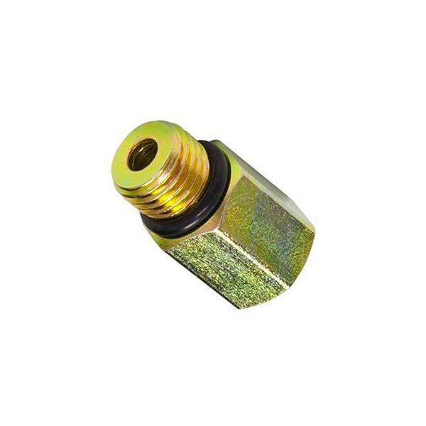 GlowShift 7/16-20 Male to 1/8-27 NPT Female Gauge Sensor Sender Thread Adapter Reducer