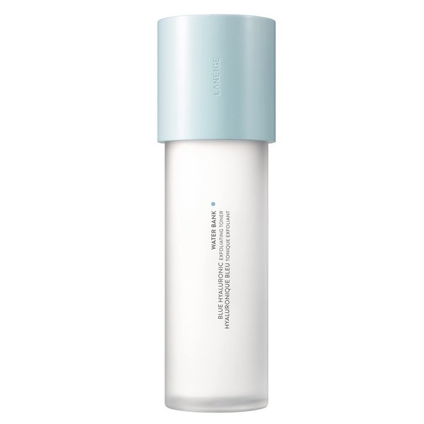 LANEIGE Water Bank Blue Hyaluronic Exfoliating Toner: PHA Gently Exfoliates and Softens Skin.