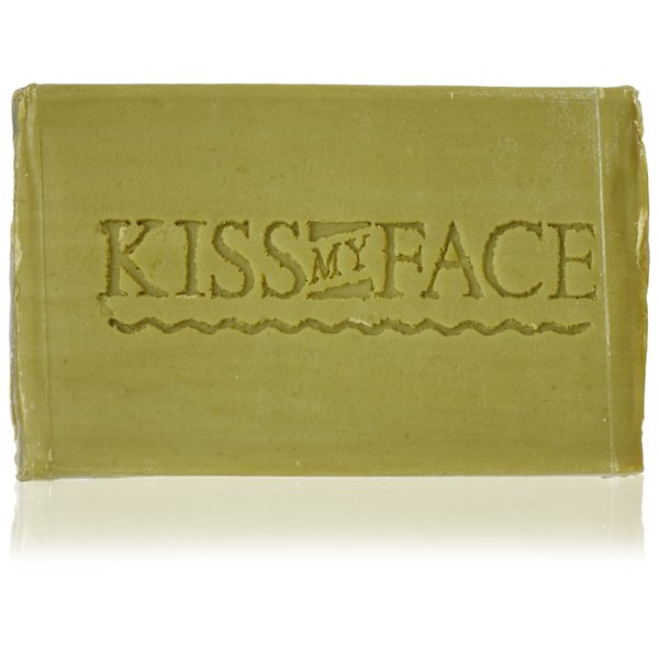 Kiss My Face Naked Pure Bar Soap, Olive Oil, 3 Count, 6 Bars Total