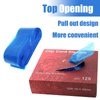 SOTICA Tattoo Clip Cord Covers - 125PCS Clip Cord Covers Tattoo Clip Cord Sleeves Tattoo Clip Cord Bags Disposable Tattoo Machine Bags for Tattoo Supplies Tattoo Accessories(Blue)