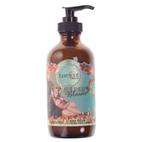 Barefoot Venus Macadamia Nut Oil and Almond Oil Body Cream 225 ML / 8 Oz (Maple Blondie)