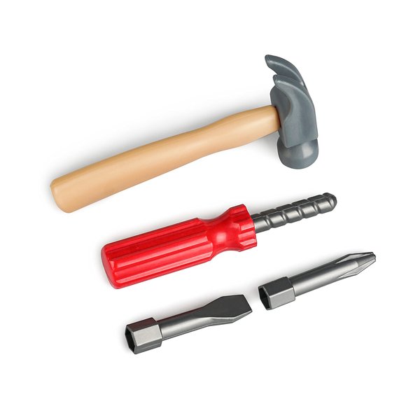 SMILESSKIDDO Toddler Hammer Plastic Kid Hammer Pretend Play, Baby Toy Hammer for Kids Construction Toy Power Accessories for Boys and Girls