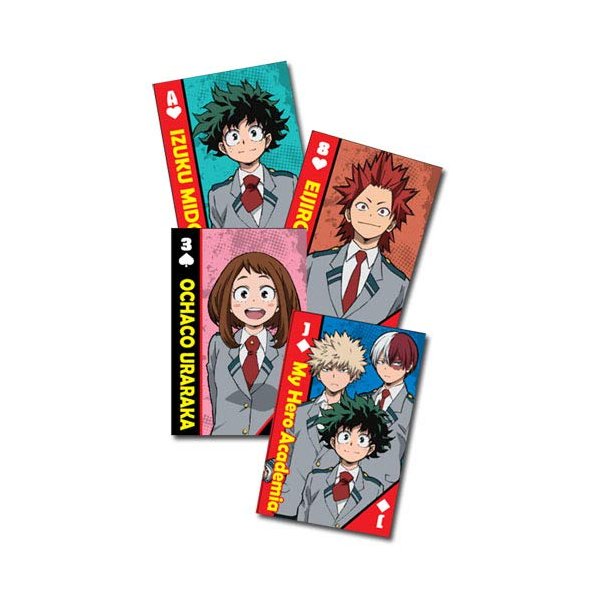 Great Eastern Entertainment My Hero Academia Class-1A Group School Uniforms Playing Cards