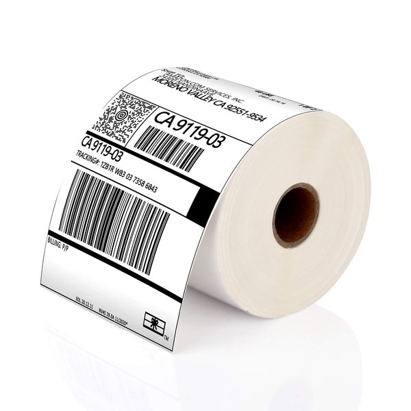JADENS 4x6 Thermal Labels - 350 Labels, Compatible with Rollo, Brother, Zebra and Most Thermal Printer, Perforated, Commercial Grade, Doesn't Compatible with Dymo