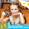 BELLOCHIDDO Bird Feeder Craft Kits - Kids Arts and Crafts DIY Wooden Paint Kits, Make Your Own Bird Feeders Ornaments DIY to Paint - Bird Feeders Craft for Kids Ages 3-5 4-8 8-12(3 Pack)