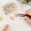 OLYCRAFT 720pcs 24 Styles Sea Theme Nail Art Decorations Brass Resin Fillers Shell Fish Dolphin Nail Art Accessories Mini Nail Art Charms for DIY Crafts Manicure Decorations - Gold/Silver&Rose Gold